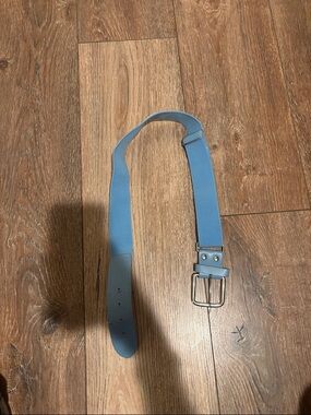 Light Blue Men's Casual Webbed Belt